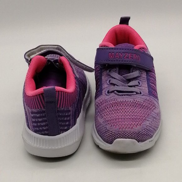 Mayzero Girls Sneaker Purple/Pink Lace Up Front Flat Heel‎ Cushioned EUR 30 - Picture 3 of 9